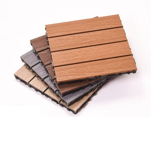 Revêtement de sol en bois et plastique, 300Mm X 300Mm, 1 pièce, bon marché, Wpc, imperméable, pont Composite, pour <span class=keywords><strong>extérieur</strong></span> - Product Image 2