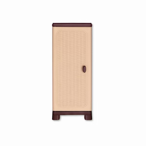 Stackable Foldable <b>Storage</b> Container <b>Plastic</b> Organizer with Rattan Pattern <b>Drawer</b> for Closet Bedroom Home Use - Product Image 1