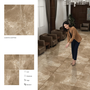 Ascoli Shine Double Charged Glossy Porcelain <b>Floor</b> Tiles Full Body Premium Surface 80x80cm - Product Image 2