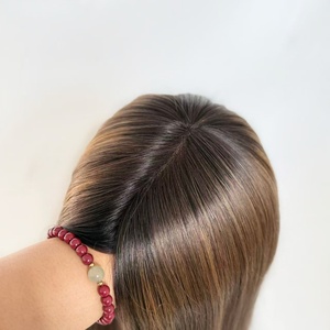 Pelucas de Cabello Natural para Mujer, para Cabello Fino, Tupé Femenino, Color Natural, 130% de Densidad - Product Image 3