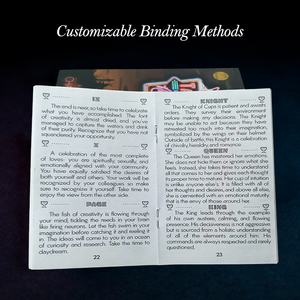 Baraja de Cartas del <span class=keywords><strong>Tarot</strong></span> con Borde Negro Personalizado, Caja Magnética de Lujo y Guía, Impresión con Tinta de Alta Calidad, Cartas del Oráculo con Borde Dorado Antiadherente - Product Image 2
