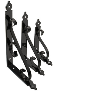 European Style Flower Stand Shelf Bracket Cold Rolled Steel Durable Wall Mount Support For Commercial Use - Product Image 3