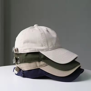 High Quality Wholesale Custom LOGO 100% Cotton Unstructured Dad <b>Hats</b> Soft Top Customized Baseball Caps - Product Image 2