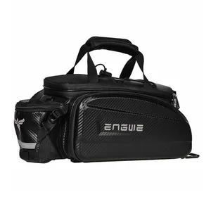 Bicycle Riding bag Waterproof Carbon Leather Rear Seat Bag large capacity 17L Camera Handbag ENGWE Bag