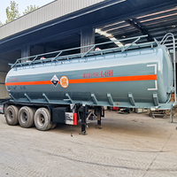 Semi-remorques en acier 26T, remorque-citerne, conteneur pour le transport de carburant, de diesel, d'huile, de produits chimiques corrosifs et de liquides