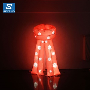 Écharpe géante lumineuse gonflable en forme <span class=keywords><strong>d</strong></span>'arbre pour la <span class=keywords><strong>d</strong></span>écoration publicitaire des paysages de Noël et des vacances <span class=keywords><strong>d</strong></span>'<span class=keywords><strong>hiver</strong></span> - Product Image 4