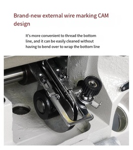 Nueva Máquina de Coser Industrial Computarizada de Cama Plana de Alta Velocidad con Cortahilos Automático - Product Image 4
