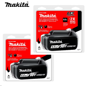 Baterai Alat Listrik Isi Ulang Makita Original Packaging 18V 6000mAh LED LXT BL1860B BL1860 BL1850 makita18V Battery - Product Image 1