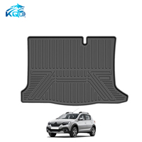 Tapis de coffre arrière personnalisé en TPE antidérapant pour Renault SANDERO-STEPWAY 2016-2026