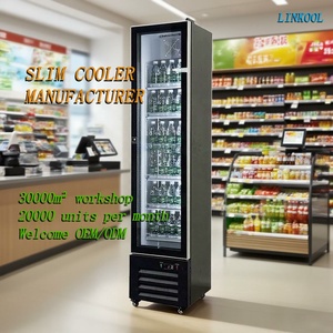 <span class=keywords><strong>Congelador</strong></span> Vertical Delgado con Puerta de Vidrio para Helados, Mini Refrigerador Comercial <span class=keywords><strong>Estrecho</strong></span> para Exhibición en Tiendas - Product Image 4