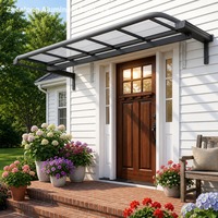 Toldo Manual Moderno de Aluminio para Patio, Fabricación Profesional ODM OEM, Estructura de Aluminio Resistente a la Oxidación, para Edificios Escolares