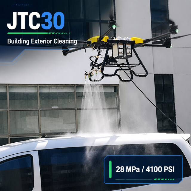 Cleaning Drone High Pressure Water Jet Smart Exterior Wall Washing Device Professional Building Maintenance Tool for Facades