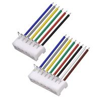 JST XH2.54 1m Kabel Pita PVC Putih Inti Tembaga Single-Core 2P 3jin IP68 DC30V untuk Kabel Harness Peralatan Rumah Tangga