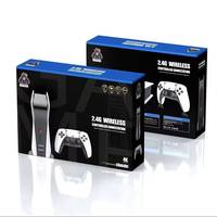 M5 Compact TV Gaming Stick Output Definisi Tinggi Pemutar Retro Dilengkapi Pegangan Gamepad Ganda 2.4G Emulator Bawaan Pabrik