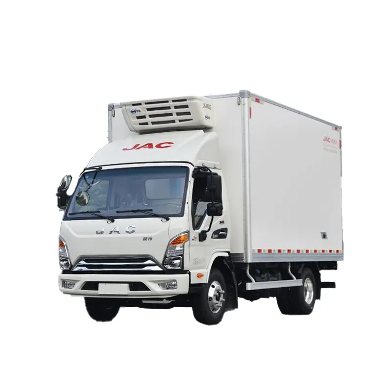 Import Cars From China Hot Selling Mobile Trucks 4X2 Diesel Freezer 6000*2040*2300 Box 30T Refrigerated Trucks For Sale