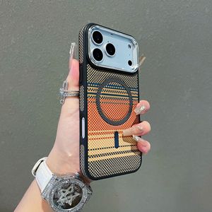 เคสโทรศัพท์ iPhone17air ลายทอแถบสีพรีเมียม ดูดแม่เหล็กได้ ดีไซน์สีตัดกันแบบสร้างสรรค์ สำหรับ <span class=keywords><strong>Apple</strong></span> 17Pro Max 17Pro - Product Image 4