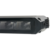 Barre lumineuse LED NUYEER à double couleur, sans vis, pour voiture tout-terrain, ATV, barre lumineuse LED 4x4, 10 pouces, éclairage tout-terrain