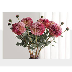Dalia <span class=keywords><strong>de</strong></span> <span class=keywords><strong>Seda</strong></span> Artificial, Tacto Real, Flor <span class=keywords><strong>de</strong></span> Dalia, Decoración para Bodas, Fiestas, Hogar, Accesorios <span class=keywords><strong>de</strong></span> Fotografía - Product Image 6