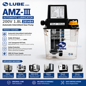 Original Lube AMZ-III 285484 CNC Oil Lubrication <b>Pump</b> 200V 1.8L Automatic For CNC Machine Tools Makino Automatic Lubrication - Product Image 3