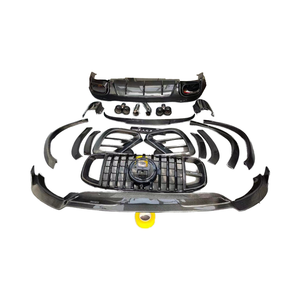 Nuevo Kit de Carrocería para <span class=keywords><strong>Mercedes</strong></span>-<span class=keywords><strong>Benz</strong></span> <span class=keywords><strong>GLS</strong></span> 63 AMG 2011-2019, Mejora Babos con Fibra de Carbono, Difusor Delantero, Alerón, Guardabarros - Product Image 6
