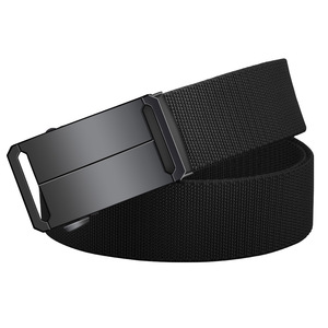 Cinturón de lona informal para hombre con hebilla automática de alta elasticidad-Material de aleación de nailon táctico juvenil - Product Image 1