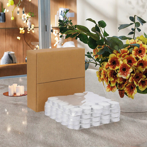 Candele Tealight Senza Profumo Welburn <span class=keywords><strong>Veda</strong></span>&Co Confezione da 100 |   Decorazione per Diwali a Lunga Durata Senza Fumo |   Meditazione Ambientale - Product Image 3