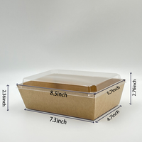 Caja de Almuerzo Desechable Moderna Más Vendida de Fábrica para Pasteles, Cajas para Pasteles, Caja de Papel para Hornear Pasteles, Materiales de Embalaje al por Mayor