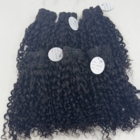 Lots de Cheveux Bouclés Birmans de Donneur Unique en Gros, Cheveux Raides Bruts Alignés dans le Sens des Cuticules, Cheveux Humains Bruts Ondulés du Cambodge