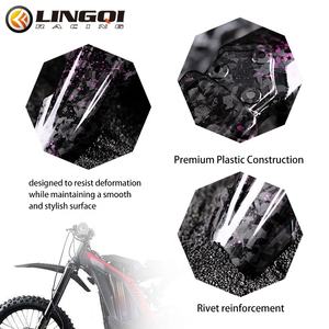 Guardabarros Delantero de Plástico para Motocicleta LINGQI RACING, Modificado Original para Light Bee, Universal para Motocross y Todoterreno - Product Image 3