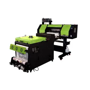 2023 dtf printer printing machine L1800 OKAI xp600 PET Film Printer CMYK+W 5color dtf printer machine
