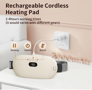 Portable Smart Warm Palace Belt Menstrual Cramps <strong>Massager</strong> and <strong>Heating</strong> <strong>Pad</strong> for Pain Relief Targeted for Waist Use - Product Image 2