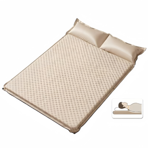 Colchón Inflable Doble para Acampar al Aire Libre con Sensación Cómoda para Uso en Campamentos y Tiendas de Campañ<span class=keywords><strong>a</strong></span> - Product Image 1