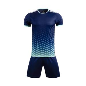 100% tim poliester seragam sepak bola pria memakai kaus olahraga personalisasi Logo khusus pakaian sepak bola - Product Image 1