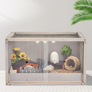 <span class=keywords><strong>Cage</strong></span> de maison de <span class=keywords><strong>hamster</strong></span> de hérissons de poulet de rutine en plastique transparent transparent - Product Image 3