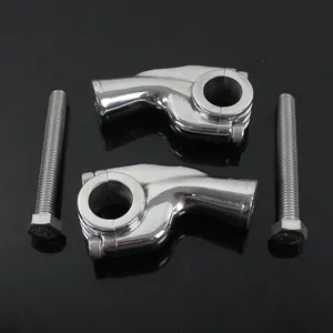 Vintage 25Mm Bar Riser Kit Moun 22Mm Motorfiets Stuurrisers Voor Harley Honda Yamaha Cruiser Springer 1 "stuur Of 7/8"