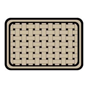 Tapis de drainage de cuisine rectangulaire en fibre de polyester, absorbant, isolant thermiquement, nettoyable, pour la zone du comptoir et de l'évier - Product Image 1