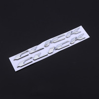 Emblème en plastique chromé personnalisé pour moto Honda Click, emblème pour moto Click