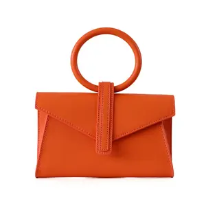 2019 आला डिजाइन दूत लाल के साथ महिला एंटीना अंगूठी कंधे बैग बहुउद्देश्यीय बैग लिफाफा बैग जेब
