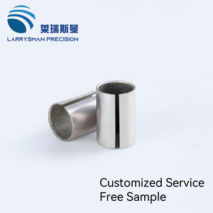 محامل انزلاقية مركبة متعددة الطبقات PTFE بدون زيت P10 ذاتية التشحيم ، جلبة مركبة متعددة الطبقات من الفولاذ المقاوم للصدأ بدون زيت P10 - Product Image 2