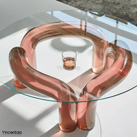Vincentaa Mobilier d'intérieur personnalisé Table en métal Mobilier d'art Villa Mobilier d'hôtel