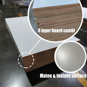 Foshan Guangdong 1220x2440mm <span class=keywords><strong>Contreplaqué</strong></span> laminé mélaminé blanc double face <span class=keywords><strong>18</strong></span> <span class=keywords><strong>mm</strong></span> - Product Image 2