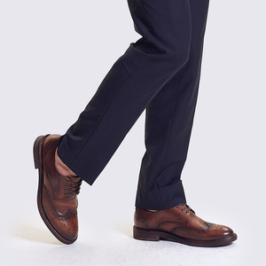 Nouvelles Chaussures Classiques en Cuir Véritable à Bout Fermé pour Hommes - Printemps/Automne/Hiver Antidérapantes Décontractées et Habillées pour la Marche - Product Image 5