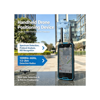 Dispositif de détection de drones sans fil DLZL, télécommande, portée de 2 km, antenne de toit configurable anti-drone, ABS, sécurité intérieure/extérieure