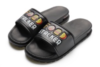 Sendal Jepit Pria Henghao Plus Size dengan Logo Custom, Super Lembut, Bantalan Udara, Karet 3D, Sepatu Sandal Custom dengan Kotak dan Logo