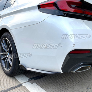 For BMW 5 Series G30 M-Tech 525i 530i 540i 2017+ Rear Bumper <b>Diffuser</b> Lip Spoiler Rear Splitter Protector <b>Car</b> Accessories - Product Image 4