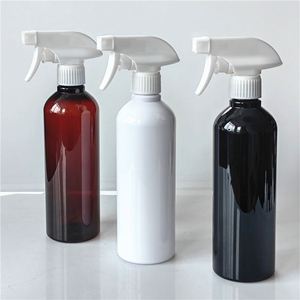 Wholesale <b>Empty</b> <b>Plastic</b> Cosmetic <b>Bottles</b> 500ml Luxury Pet Trigger Spray <b>Bottle</b> Round Shoulder Mouse Spray Head - Product Image 4