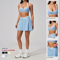 Ensembles de jupes de tennis deux pièces OEM/ODM pour femmes, ensemble mini-jupe 2 pièces, jupe-short de golf, jupes athlétiques, tenue de pickleball