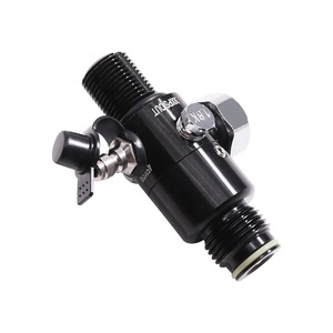 Регулятор давления HPAT <span class=keywords><strong>PCP</strong></span> для баллонов, алюминиевый, резьба M18*1.5, низкого давления, клапан 300PSI, контроль газа - Product Image 4