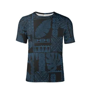 Men Short Sleeve T-Shirt Polynesian Tattoo Sport Lightweight Hiking Tshirt Soft Breathable T Shirts Fashion Custom Man T-shirts