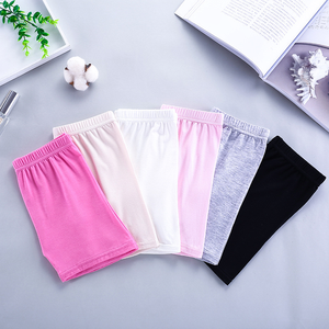 Summer Everyday Solid Pattern Safety Pants for Thin <strong>Girls</strong> Knitted Children's Shorts and Baby <strong>Boxer</strong> <strong>Briefs</strong> - Product Image 2